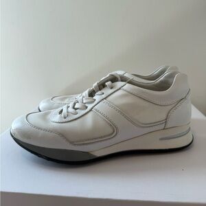 Tods Womens White Leather Sneakers Size 39 #Lux-SH-2